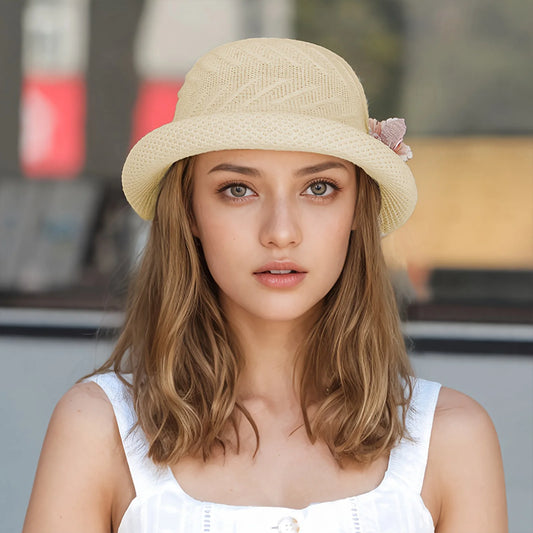 Breathable Straw Bucket Hats