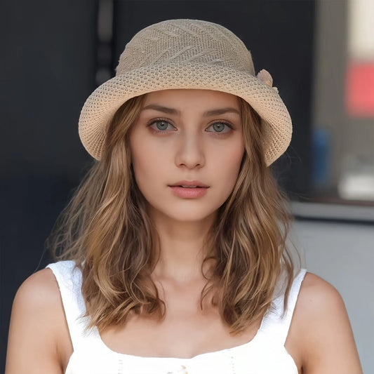 Breathable Straw Bucket Hats