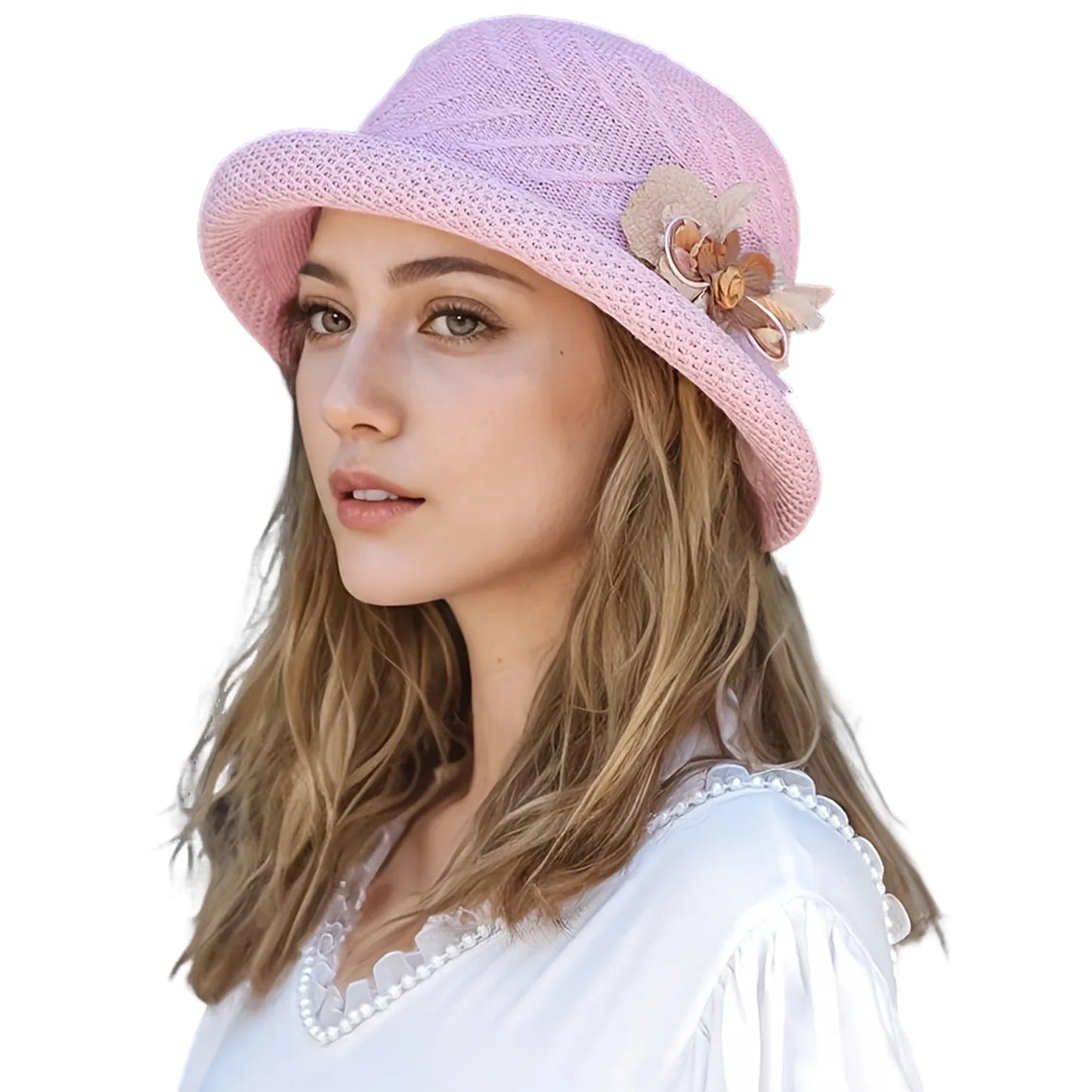 Breathable Straw Bucket Hats